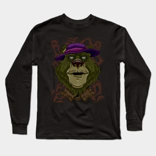 Fashion Bear street art Long Sleeve T-Shirt